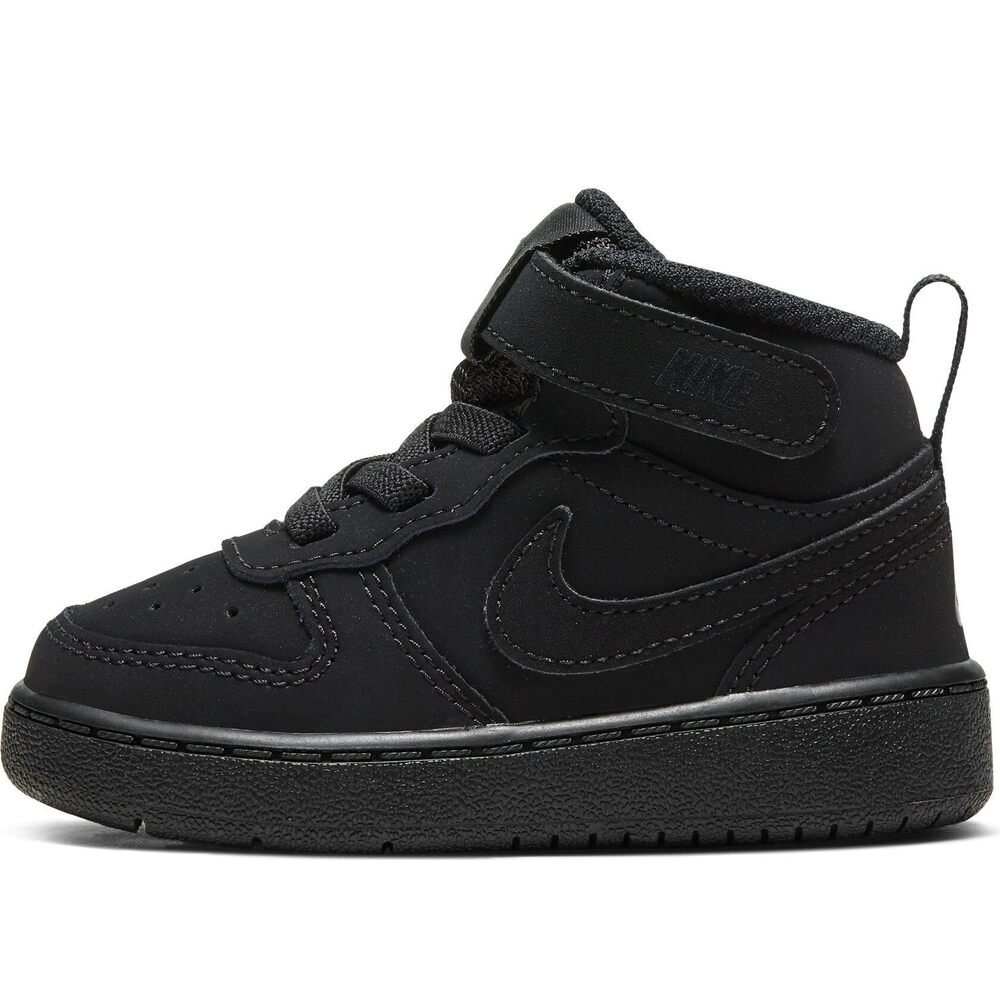 Nike Baby/Toddler Court Borough Mid 2 Shoes, Game Royal/Black-White, 4C